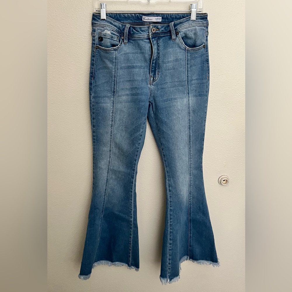 KanCan Blue Flare Wide Leg Jeans